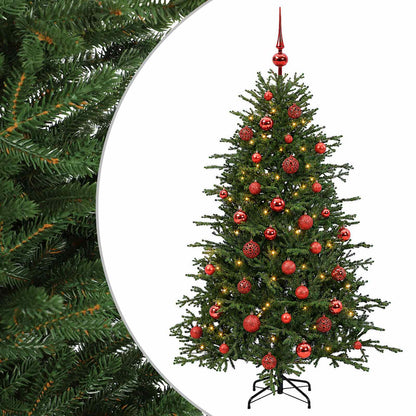 vidaXL Artificial Christmas Tree with Bauble 150 cm 150 LEDs