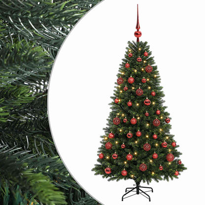 vidaXL Artificial Christmas Tree with Bauble 150 cm 150 LEDs