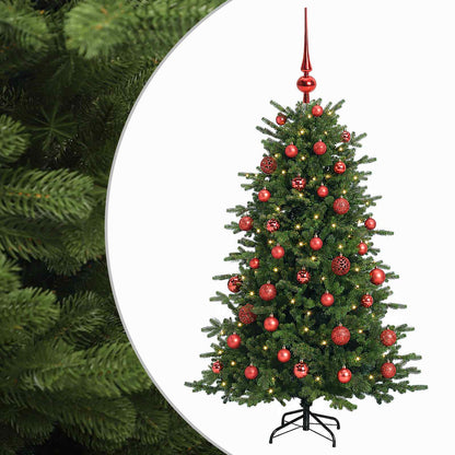 vidaXL Artificial Christmas Tree with Bauble 150 cm 150 LEDs