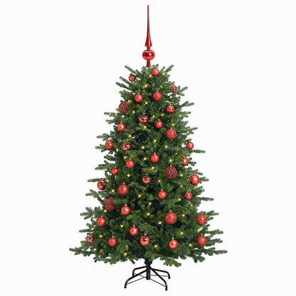 vidaXL Artificial Christmas Tree with Bauble 150 cm 150 LEDs