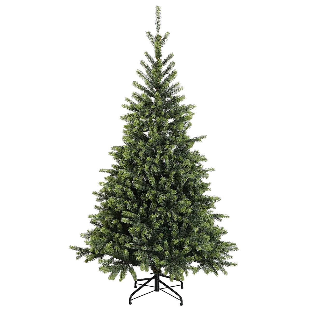 vidaXL Artificial Christmas Tree with Bauble 150 cm 150 LEDs