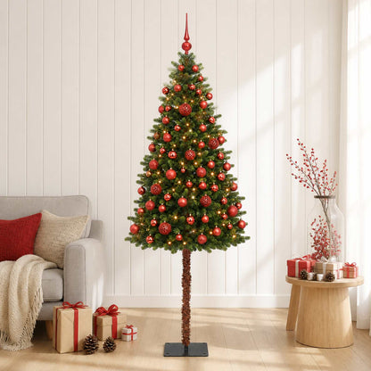 vidaXL Artificial Christmas Tree with Bauble 150 cm 150 LEDs