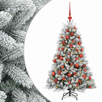 vidaXL Artificial Christmas Tree with Bauble 150 cm 150 LEDs