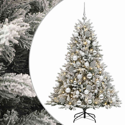 vidaXL Artificial Christmas Tree with Bauble 150 cm 150 LEDs