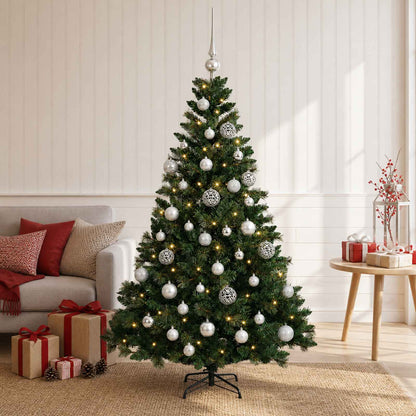 vidaXL Artificial Christmas Tree with Bauble 150 cm 150 LEDs
