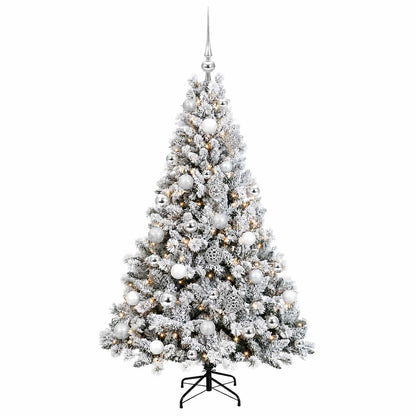 vidaXL Artificial Christmas Tree with Bauble 120 cm 150 LEDs