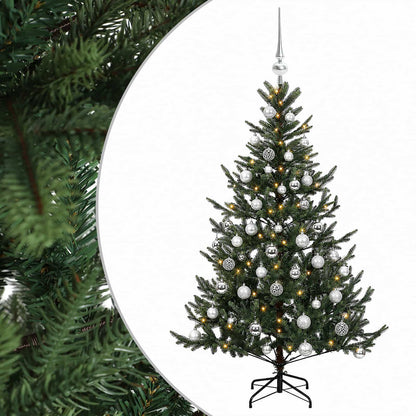 vidaXL Artificial Christmas Tree with Bauble 120 cm 150 LEDs