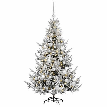 vidaXL Artificial Christmas Tree with Bauble 120 cm 150 LEDs