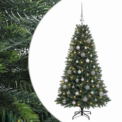 vidaXL Artificial Christmas Tree with Bauble 120 cm 150 LEDs