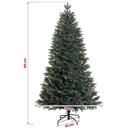 vidaXL Artificial Christmas Tree with Bauble 150 cm 150 LEDs