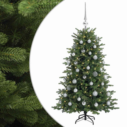 vidaXL Artificial Christmas Tree with Bauble 150 cm 150 LEDs