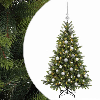 vidaXL Artificial Christmas Tree with Bauble 150 cm 150 LEDs