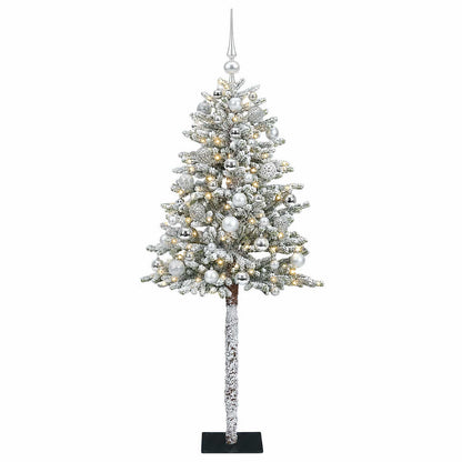 vidaXL Artificial Christmas Tree with Bauble 120 cm 150 LEDs