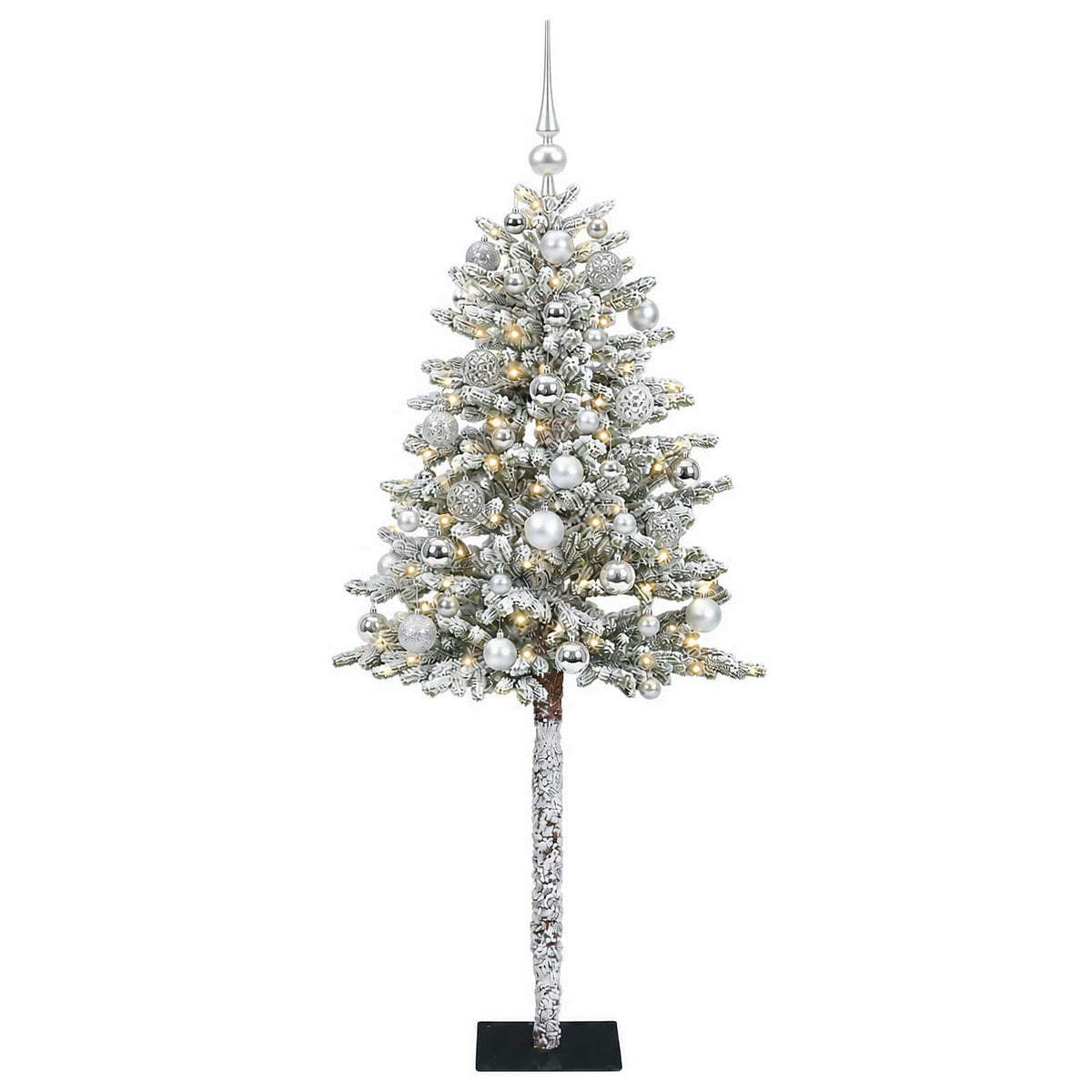 vidaXL Artificial Christmas Tree with Bauble 150 cm 150 LEDs