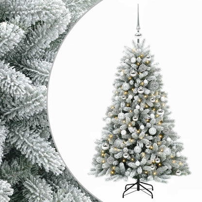 vidaXL Artificial Christmas Tree with Bauble 150 cm 150 LEDs