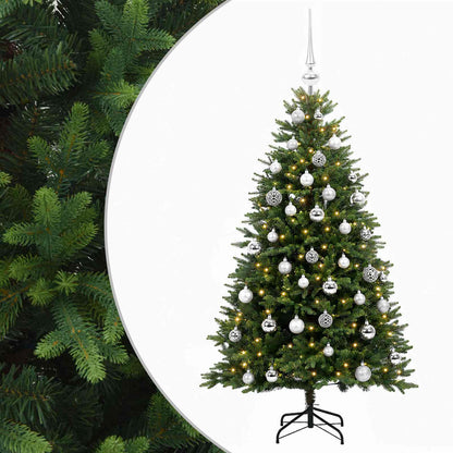 vidaXL Artificial Christmas Tree with Bauble 150 cm 150 LEDs