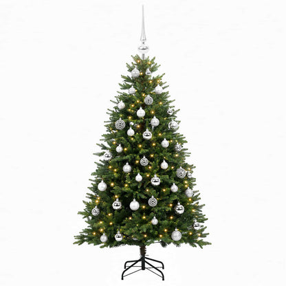 vidaXL Artificial Christmas Tree with Bauble 150 cm 150 LEDs