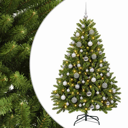 vidaXL Artificial Christmas Tree Light Green with Bauble 120 cm