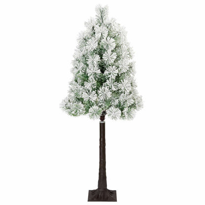 vidaXL Artificial Hinged Christmas Tree with Baubles 120 cm 150 LEDs