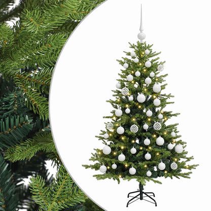 vidaXL Artificial Christmas Tree with Bauble 120 cm 150 LEDs