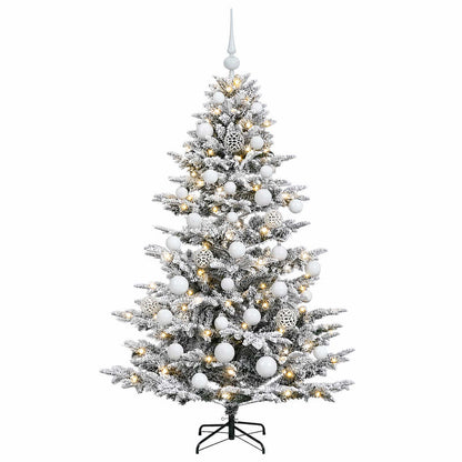vidaXL Artificial Christmas Tree with Bauble 120 cm 150 LEDs