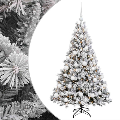 vidaXL Artificial Christmas Tree with Bauble 120 cm 150 LEDs