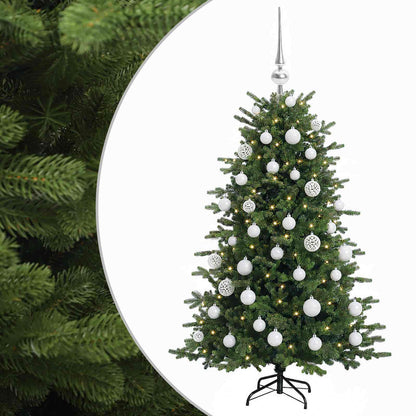 vidaXL Artificial Christmas Tree with Bauble 120 cm 150 LEDs