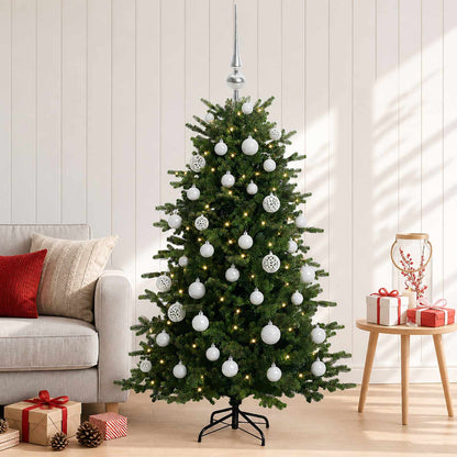 vidaXL Artificial Christmas Tree with Bauble 150 cm 150 LEDs