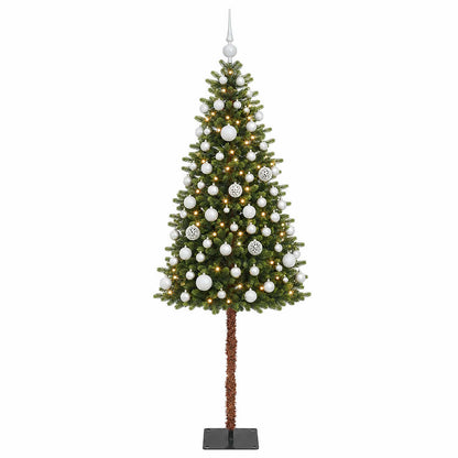 vidaXL Artificial Christmas Tree with Bauble 150 cm 150 LEDs