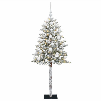 vidaXL Artificial Christmas Tree with Bauble 150 cm 150 LEDs
