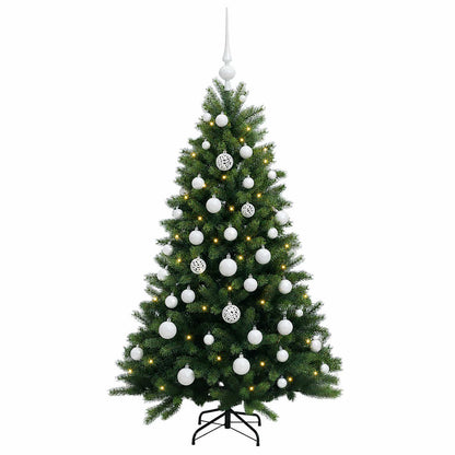 vidaXL Artificial Christmas Tree with Bauble 150 cm 150 LEDs