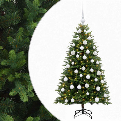 vidaXL Artificial Christmas Tree with Bauble 150 cm 150 LEDs
