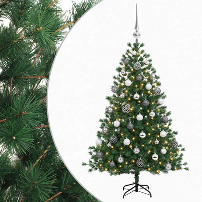 vidaXL Artificial Christmas Tree with Bauble 150 cm 150 LEDs
