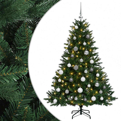 vidaXL Artificial Christmas Tree with Bauble 120 cm 150 LEDs
