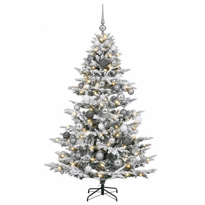 vidaXL Artificial Christmas Tree with Bauble 150 cm 150 LEDs