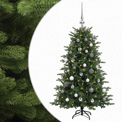 vidaXL Artificial Christmas Tree with Bauble 150 cm 150 LEDs