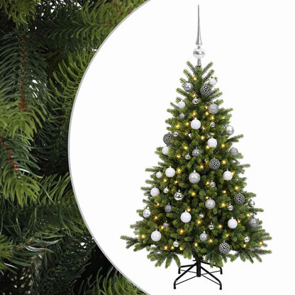 vidaXL Artificial Christmas Tree with Bauble 120 cm 150 LEDs