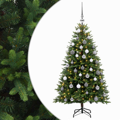 vidaXL Artificial Christmas Tree with Bauble 150 cm 150 LEDs