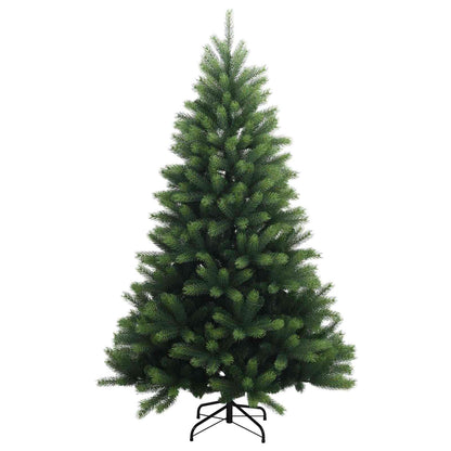 vidaXL Artificial Hinged Christmas Tree 210 cm 300 LEDs Warm White