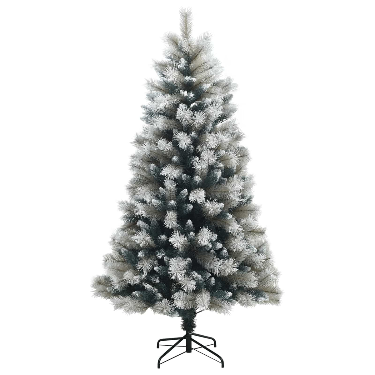 vidaXL Artificial Hinged Christmas Tree 180 cm 300 LEDs Warm White