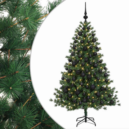 vidaXL Artificial Christmas Tree with Bauble 180 cm 300 LEDs