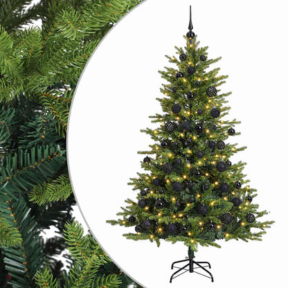 vidaXL Artificial Christmas Tree with Bauble 210 cm 300 LEDs