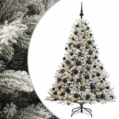 vidaXL Artificial Christmas Tree with Bauble 240 cm 300 LEDs