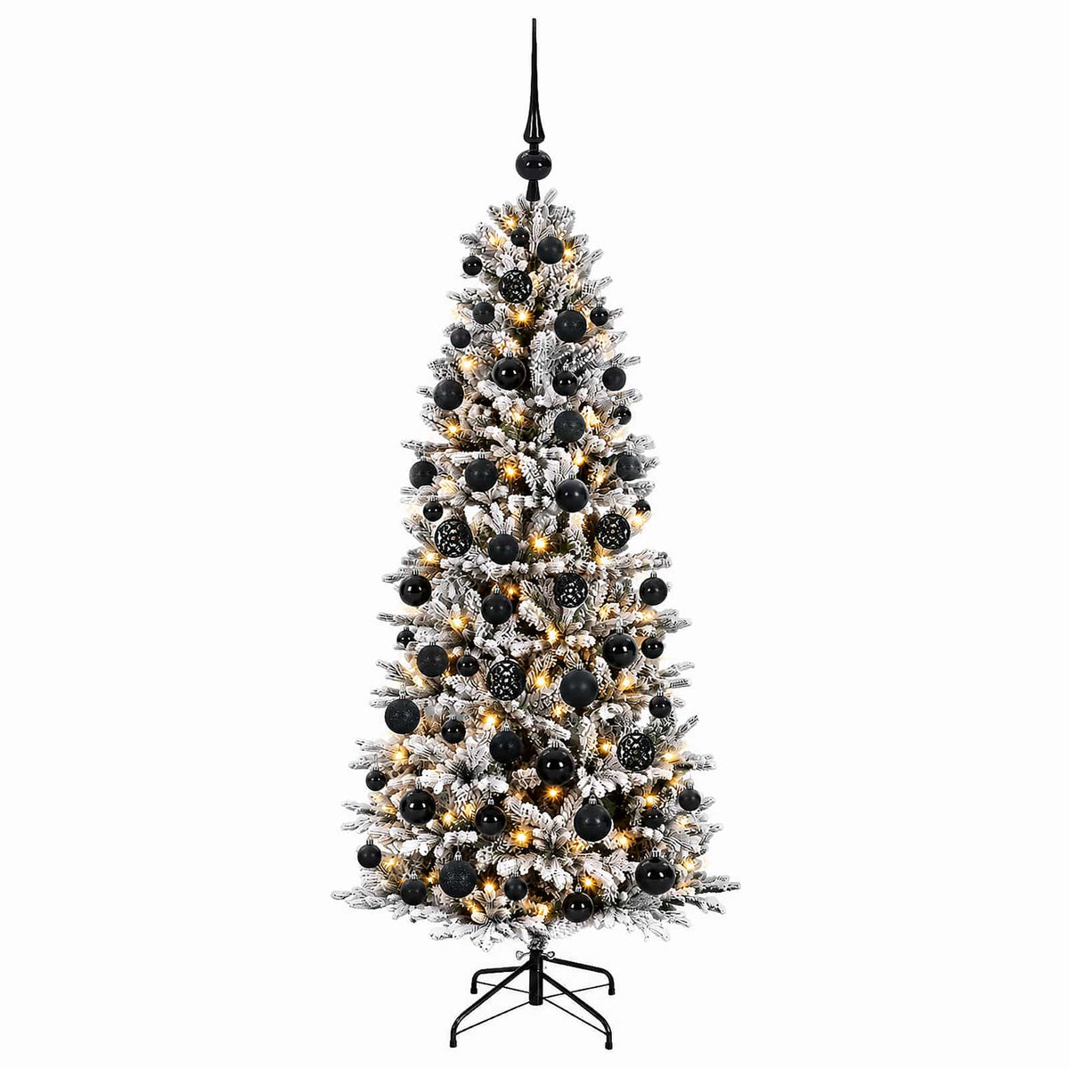 vidaXL Artificial Christmas Tree with Bauble 240 cm 300 LEDs