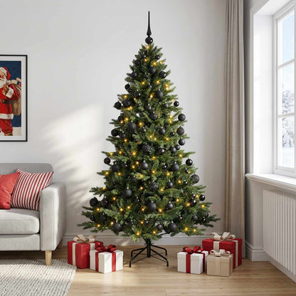 vidaXL Artificial Christmas Tree with Bauble 240 cm 300 LEDs