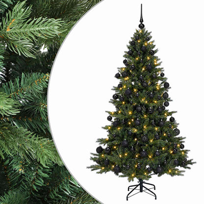 vidaXL Artificial Christmas Tree with Bauble 240 cm 300 LEDs