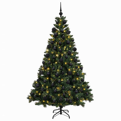 vidaXL Artificial Christmas Tree with Bauble 240 cm 300 LEDs