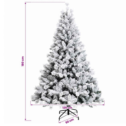 vidaXL Artificial Christmas Tree with Bauble 180 cm 300 LEDs