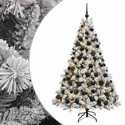 vidaXL Artificial Christmas Tree with Bauble 240 cm 300 LEDs