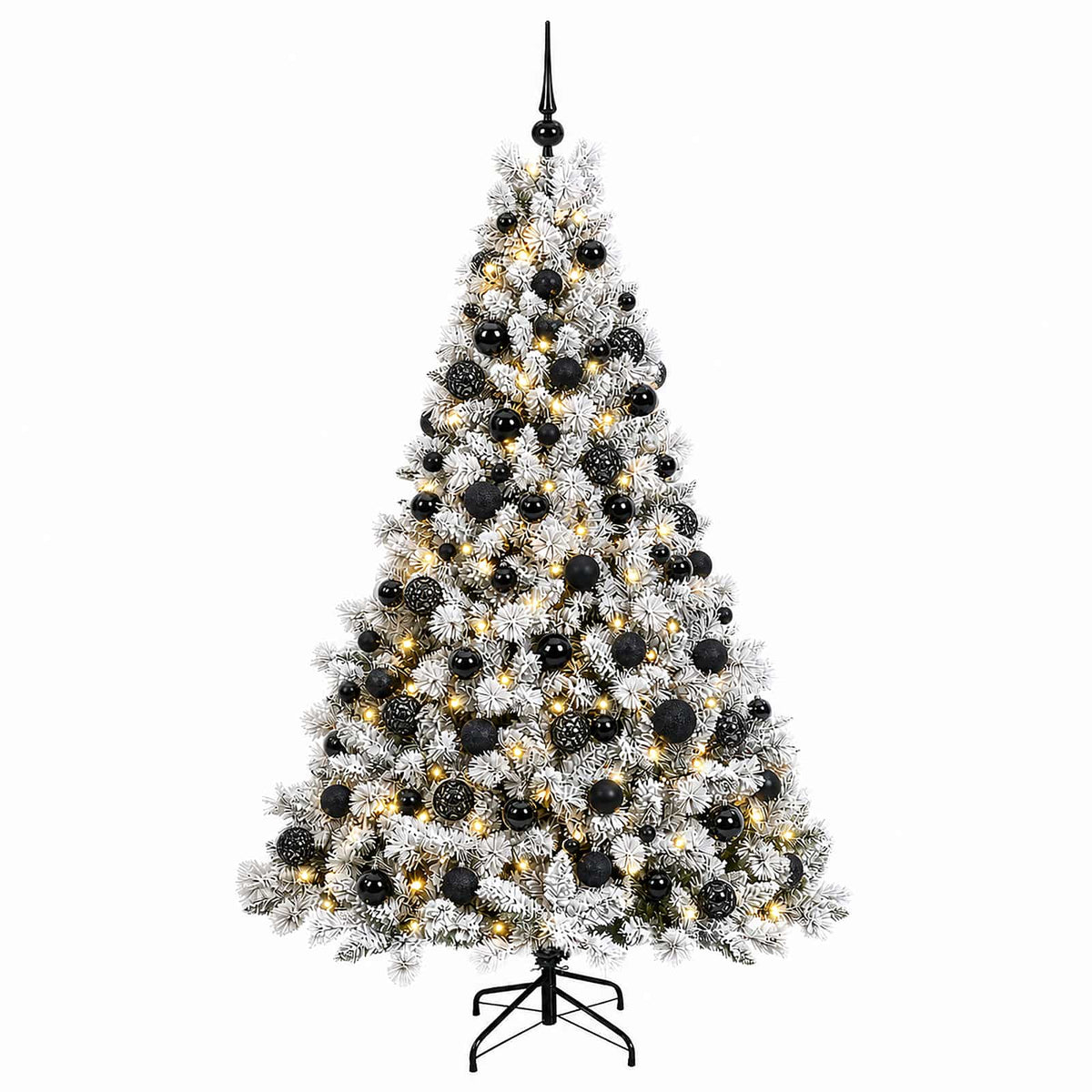 vidaXL Artificial Christmas Tree with Bauble 240 cm 300 LEDs